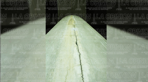 Fisuras en pilares del distribuidor Fisuras en pilares del distribuidor