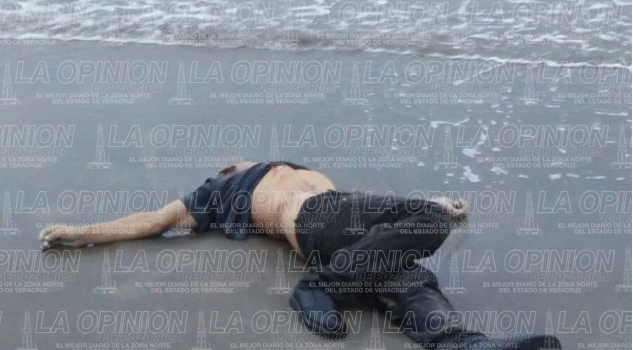 Otro homicidio en Tecolutla Hallan cadáver en la playa de Tecolutla