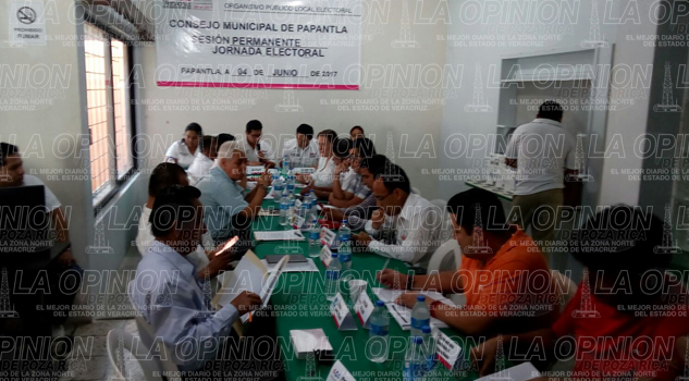 Instaladas las 211 casillas de Papantla Instaladas las 211 casillas de Papantla