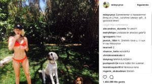 Y Miley Cyrus recibe el verano... ¡Así!