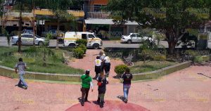 Quisieron degollarlo en el parque de Plan de Ayala Quisieron degollarlo en el parque de Plan de Ayala