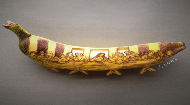 El artista que afirma que sólo necesitas un momento de ocio y bananas para crear obras de arte 4El artista que afirma que sólo necesitas un momento