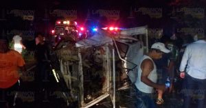 Terrible choque en El Progreso