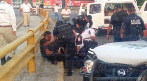 Se estrellan elementos de la Policía Municipal de Tuxpan Elementos Policía Municipal Tuxpan Lesionados
