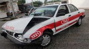 Encontronazo en la Av. Juárez