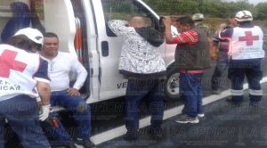 Vuelcan escoltas de Ipax; 4 Heridos Escoltas del IPAX salvan la vida se milagro