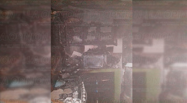 Incendio causa cuantiosos daños en Tuxpan