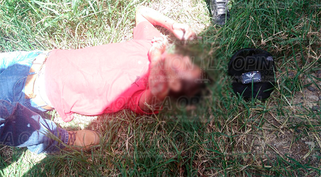 Lo ejecutan dentro de una obra negra Lo ejecutan dentro de una obra negra3