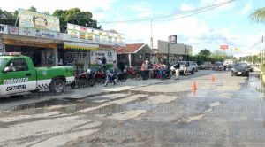 Masivo encierro de motocicletas