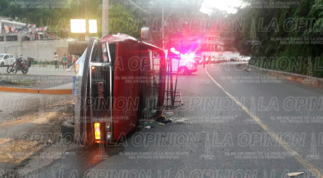 Matamoros Puerto Juárez Volcadura