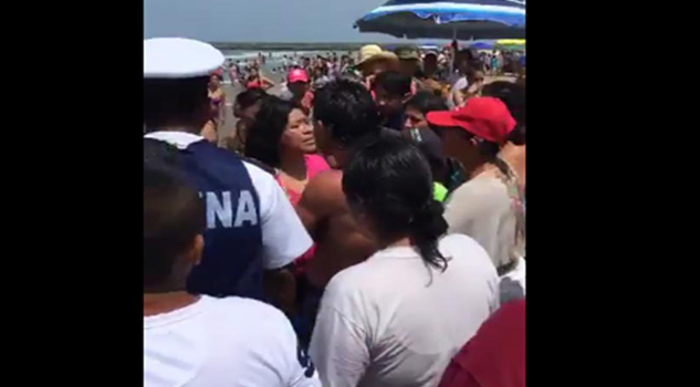 Video: Madre pierde de vista a su hija en la playa de Túxpam