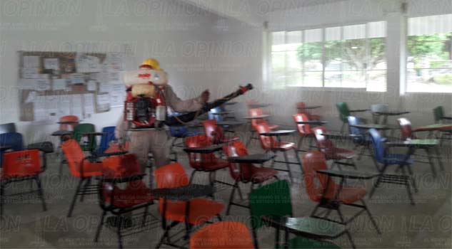 Previenen aparición del temible dengue; fumigan Previenen aparición del temible dengue; fumigan