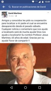 Conocido constructor pide ayuda para localizar a su padre Constructor Ayuda Localizar Padre