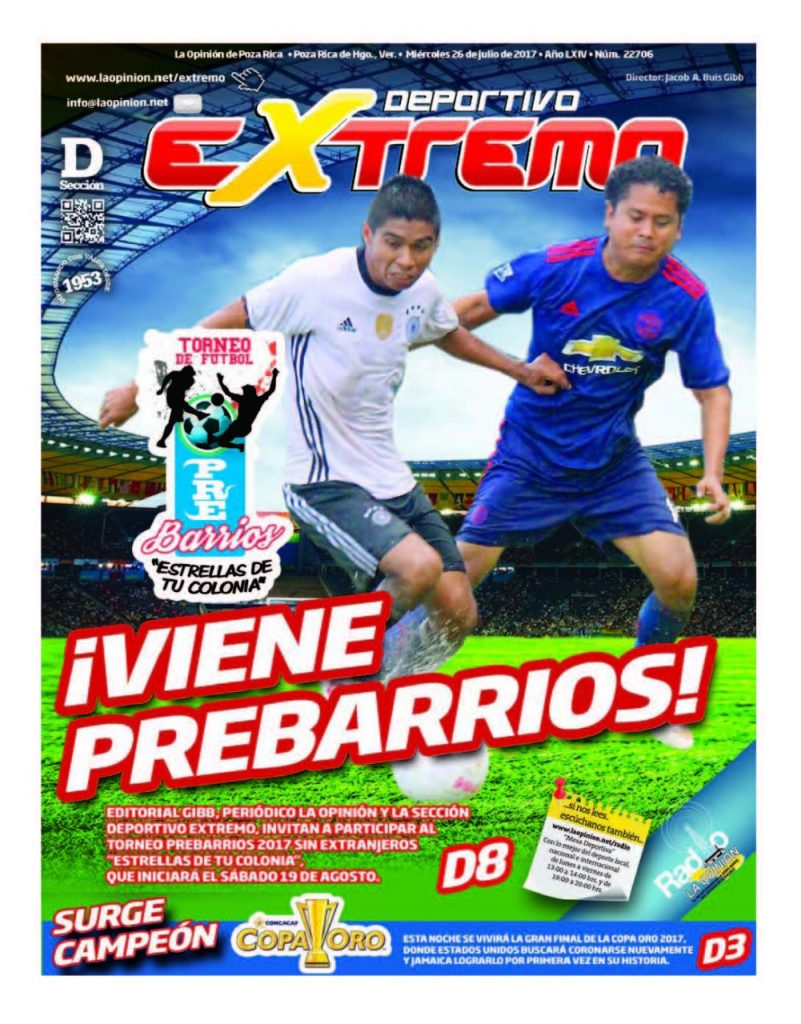 Ya viene el torneo Prebarrios 2017 Prebarrios 2017 Full
