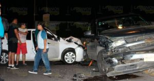 Aparatoso accidente en en Pozo 13