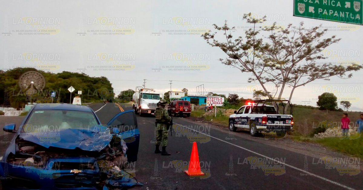 Tremendo accidente cerca de la Guagua
