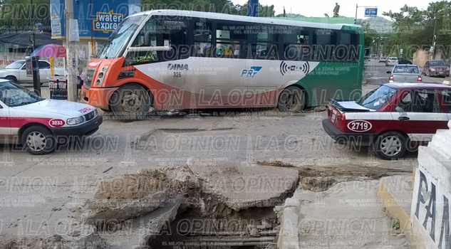 Cae TUPR con pasajero a una zanja
