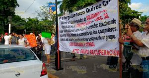 La de los jubilados, lucha de resistencia (VIDEO) miembros del grupo Solidaridad AC se manifiestan
