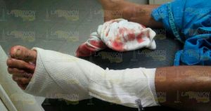 Balean a sujeto en medio de partido de Futbol