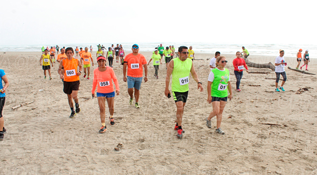 Llegan más para correr en playa llegan mas