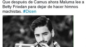 Maluma dice que sí lee al Nobel Albert Camus