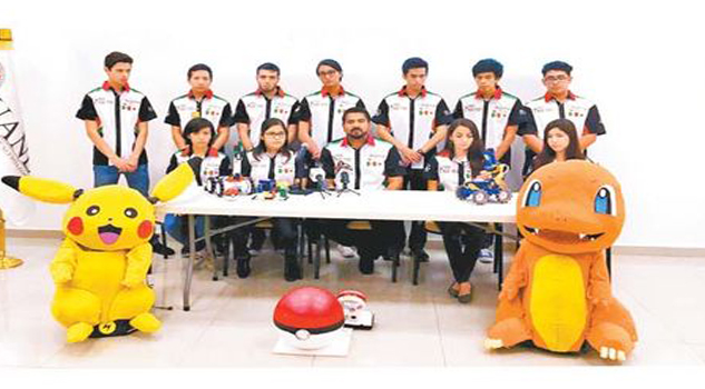 Con robots de rescate y de Pokémon, mexicanos van a la Robocup 2017