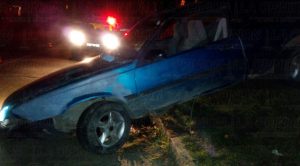 Obrero se quedó dormido al volante y perdió el control obrerovolantedormido2