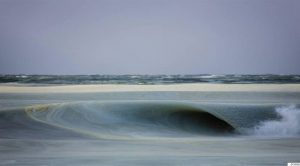 "Olas congeladas", el maravilloso espectáculo natural