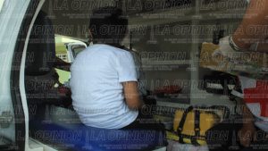 Camioneta choca Chevi por alcance