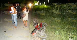 Detienen a ladrones de motocicleta