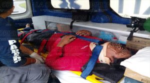 Taxista atropella a moto-tortillero