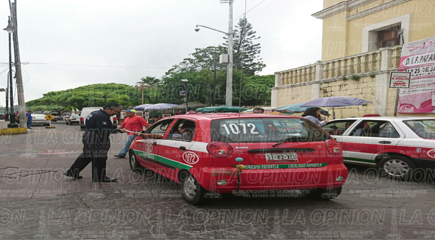 Transito realizan operativo en Papantla taxirsupervisartrancito