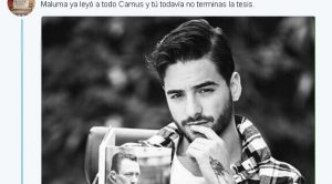 Maluma dice que sí lee al Nobel Albert Camus