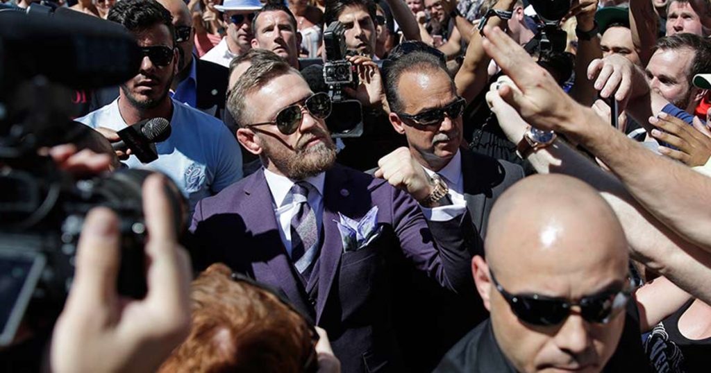 Mayweather y McGregor ya están en Las Vegas