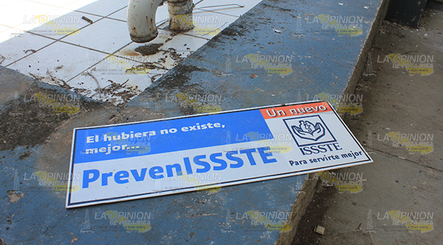 En el abandono, viejas instalaciones del ISSSTE Instalaciones ISSSTE Abandono
