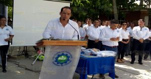 Alcalde da inicio del ciclo escolar en Instituto Tecnológico Superior de Pánuco Alcalde Ricardo Garcia,1