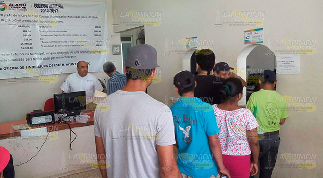 Atención eficaz y oportuna en el Registro Civil Atención Eficaz Registro Civil Álamo