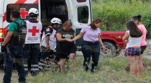 Choque por alcance en la carretera Poza Rica, Ma. De la Torre, tramo Coatzintla.