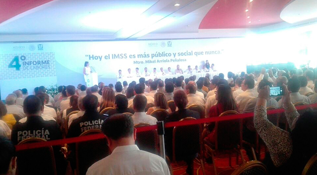 Delegado del IMSS rinde su Cuarto Informe de labores Cuarto Informe Delegado IMSS