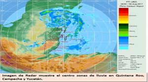 ‘Franklin’ cubrirá con nublados Península de Yucatán DGsZQmNVYAAQ8fL
