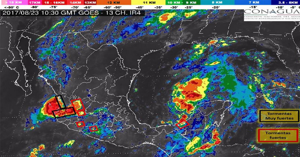 Remanentes de ‘Harvey’ causarán tormentas al sur y sureste del país DH6RQ0_UwAIDzG5