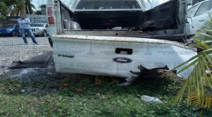 Explota artefacto en estacionamiento