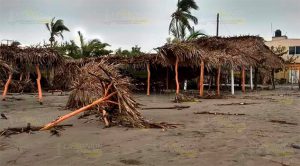 Graves afectaciones deja Franklin en Costa Esmeralda