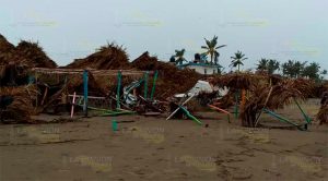 Graves afectaciones deja Franklin en Costa Esmeralda