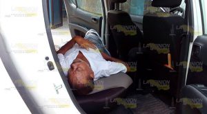 Jornalero muere a bordo de camioneta del INE Jornalero Muere Camioneta INE