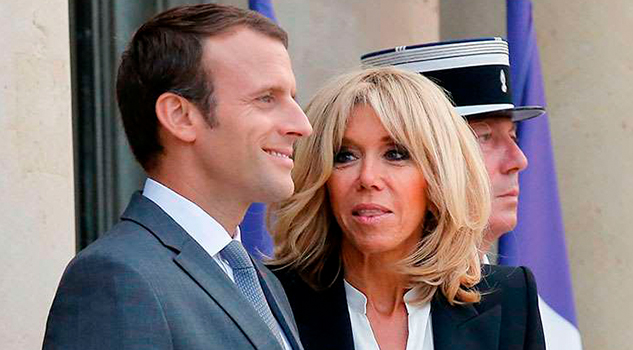 Quiere Macron cargo oficial para su esposa Macrón Cargo Oficial Esposa