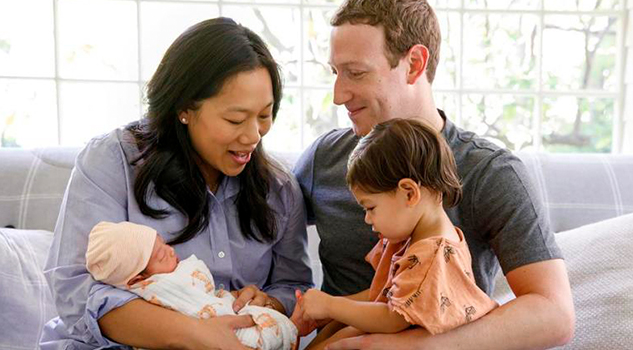 Mark Zuckerberg presenta a su segunda hija Mark Zuckenberg Segunda Hija