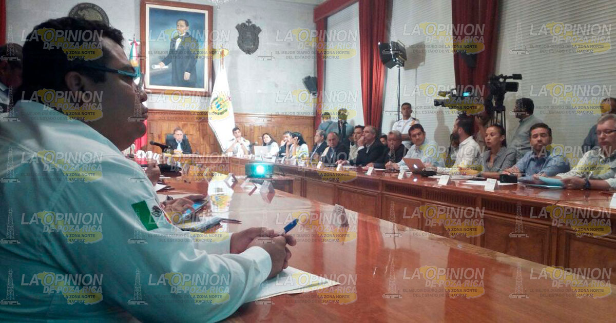 Protección Civil de Veracruz se prepara para la llegada de Franklin