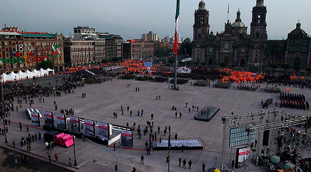 Reinaguran el Zócalo de la Ciudad de México Reinauguran Zócalo Ciudad México