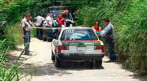 Ejecutan a taxista en Papantla. Encuentran su cadáver dentro de un auto de alquiler Ruletero Hallado Muerto